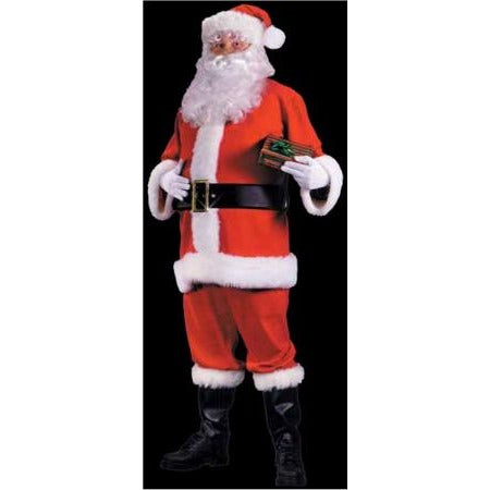 Red Santa Suit with Accessories, Adult Standard Size 40-48