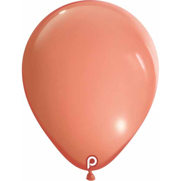Prima Peach 18-Inch Round Latex Balloons, 25 Pack