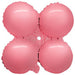17-Inch Macaron Coral Quad Foil Balloon