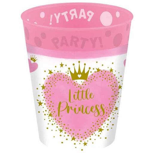 PARTY REUSE CUP 9OZ 4/PK LITTLE PRINCESS