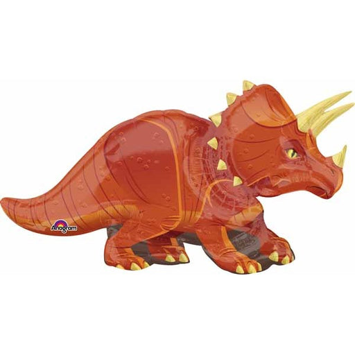 42-Inch Triceratops Foil Balloon