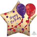 28" Satin Birthday Balloons SuperShape Foil Balloon