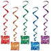 HAPPY BIRTHDAY WHIRL 5/PKG 33"