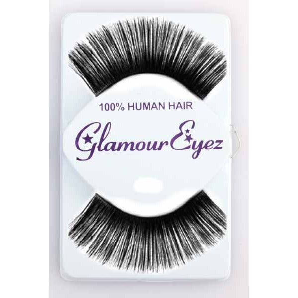 Glamour Eyez Black False Eyelashes, Regular #80