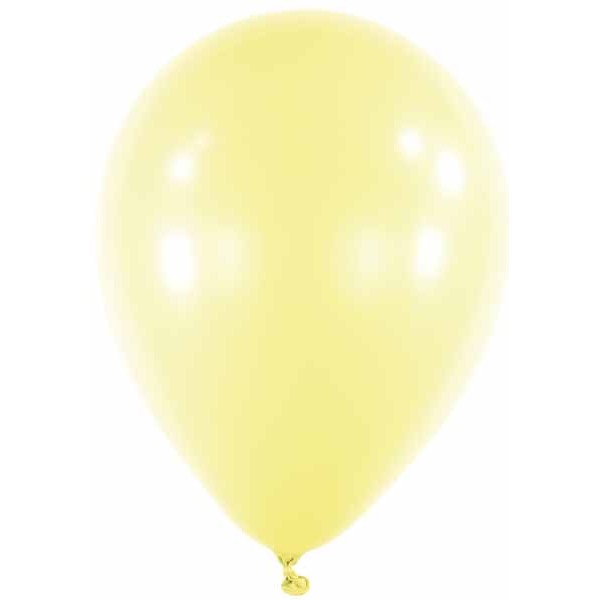 Lemon Yellow 11 Inch Latex Balloons, 100 Count