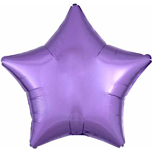 19-Inch Pearl Lavender Star Foil Balloon