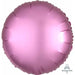 18 Inch Flamingo Pink Satin Luxe Round Foil Balloon