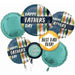 Father's Day Retro Renew Foil Balloon Bouquet, 5 Pieces