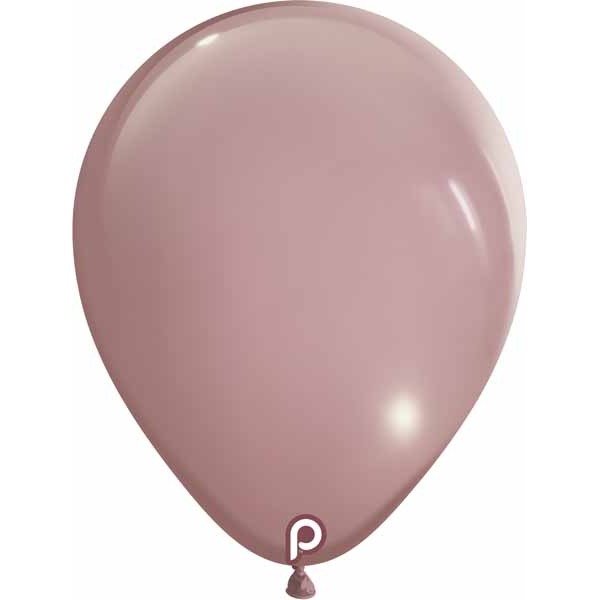 Prima Dusty Rose 11-Inch Round Latex Balloons, 100 Count
