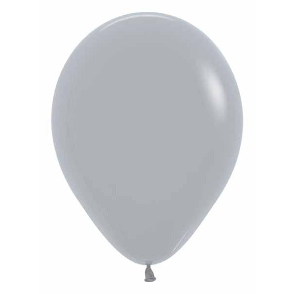 Sempertex Grey #081 5" Latex Balloons, 50 Pack