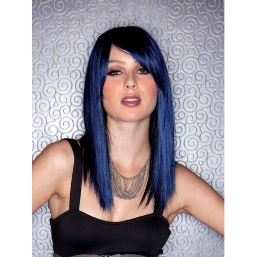 Blush Fortune Wig in Midnight Blue