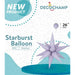 DecoChamp Lilac Starburst Foil Balloon, 26 Inch