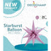 Decochamp 26-Inch Light Pink Starburst Foil Balloon