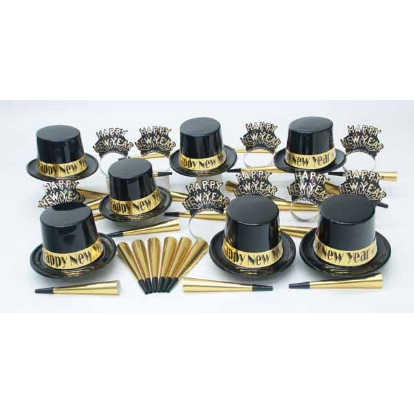 GOLD ECLIPSE PARTY KIT FOR 50