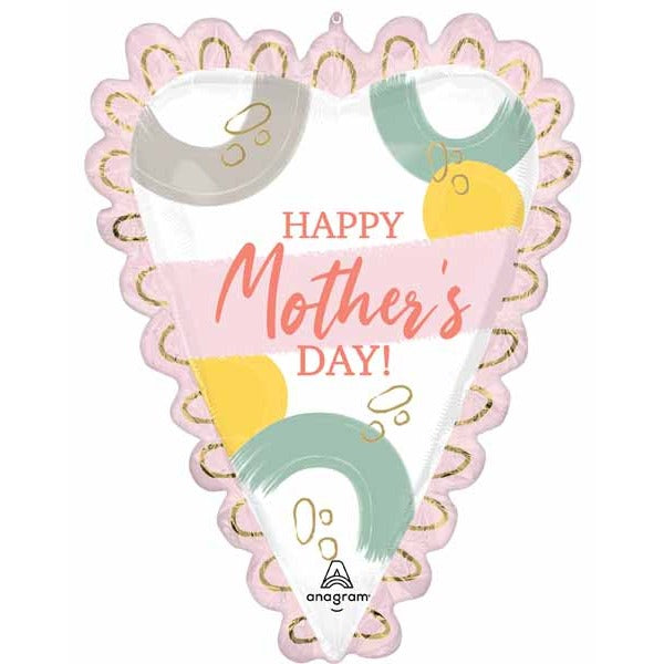 Happy Mother's Day Sketched Heart 35-Inch Foil Balloon