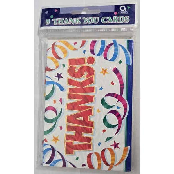Thank You Party Items, 8 Pack