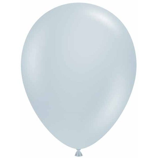 TUFTEX 5-Inch Fog Gray Latex Balloons, 50 Count