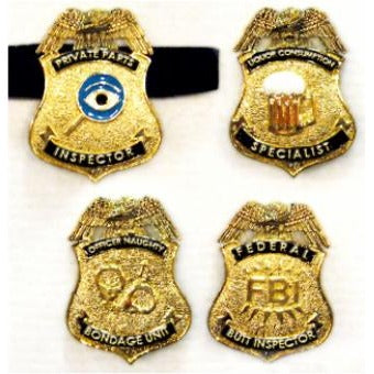 Private Parts Inspector Novelty Badge