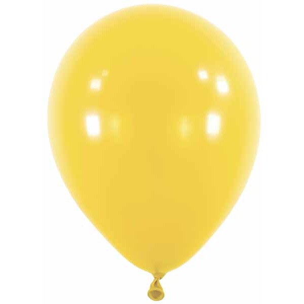 Anagram Mustard Yellow 5 Inch Latex Balloons, 100 Pack