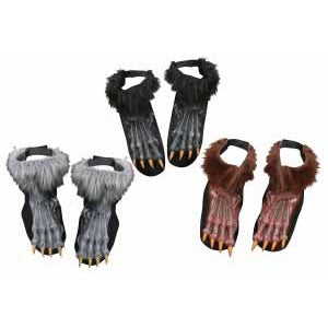 Silver/Grey Werewolf Shoe Covers