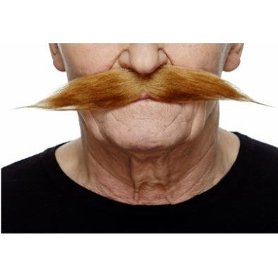 Light Brown Costume Moustache, 25 cm