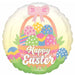 Easter Egg Basket 18-Inch Round Foil Balloon