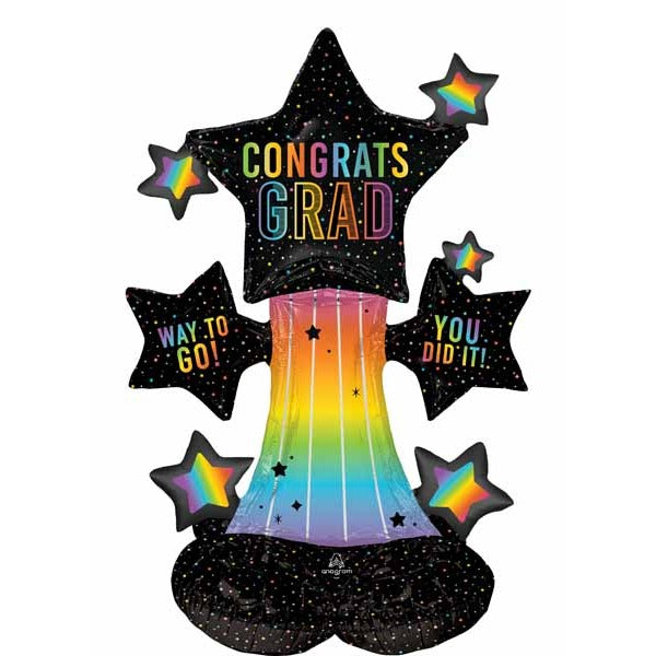 Cosmic Future Grad 36" Jr AirLoonz Foil Balloon