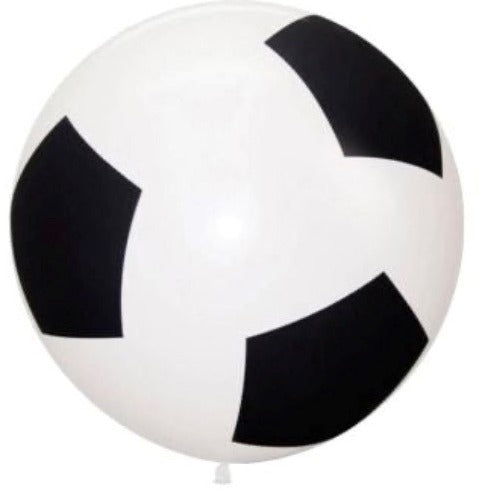 Sempertex 36-Inch Soccer Ball Print Latex Balloon, 1 Count