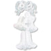 "20-Inch White Bell Cluster - Holiday Decoration"
