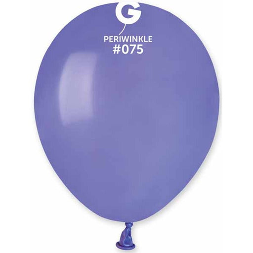 Gemar 5-Inch Periwinkle Latex Balloons, 100 Count
