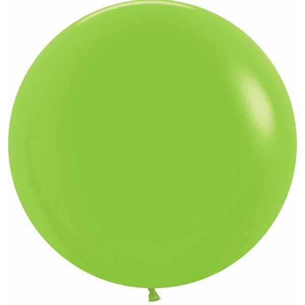 Sempertex Lime Green 24-Inch Latex Balloons, 10 Pack