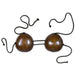 Coconut Bikini Top Luau Costume Accessory, 1 Count