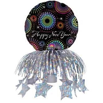 Dazzling New Year 9-Inch Air-Filled Balloon Bottle Topper