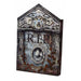 22" Tombstone Cameo Grey Photoreal - Realistic Photorealistic Design For Memorializing Loved Ones