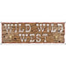 WILD WILD WEST SIGN BANNER 21"X5'(1/PK)