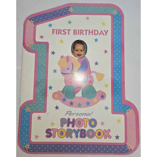 First Pony Pink 1st Birthday Photo Story Book