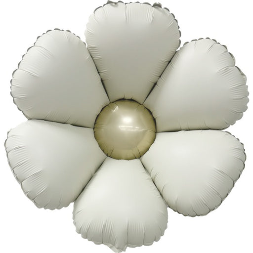 DecoChamp 34-Inch Flower Foil Balloon in Latte/Champagne