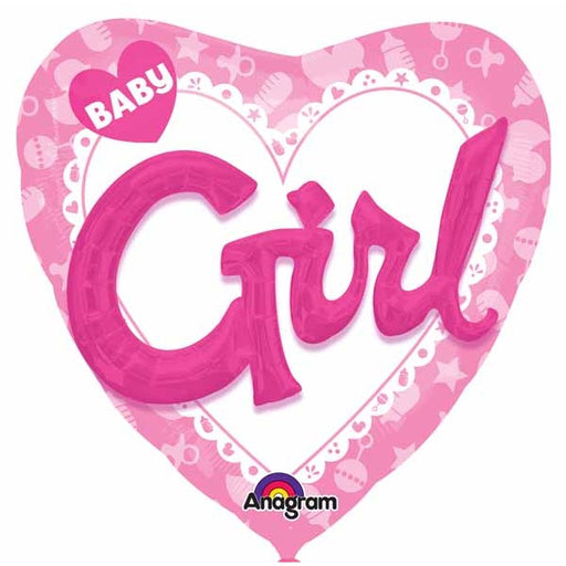 Celebrate Baby Girl 36-Inch Multi-Balloon Foil Balloon