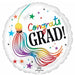 Grad Playful Wiggles 18-Inch Round Foil Graduation Balloon