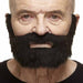 Black Costume Moustache and Beard, 24 x 15 cm