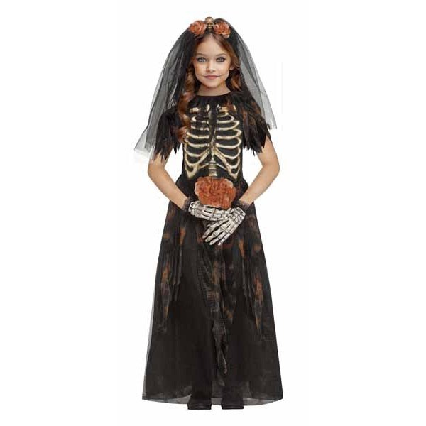 Bones Bride Child Costume, Medium