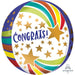 Congrats Stars 16-Inch Orbz Foil Balloon