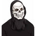 Grey Skull Mask with Hood
