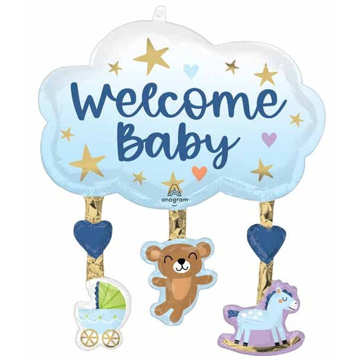 Tiny Treasures Boy 29" Shaped Foil Balloon