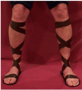 Adult Roman Gladiator Costume Sandals