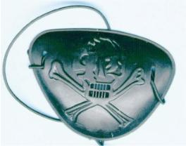Plastic Pirate Eye Patch