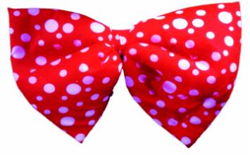 Jumbo Satin Foam Clown Bow Tie