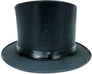 Empire Magic Collapsing Black Top Hat