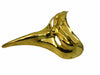 Gold Plastic Face Mask
