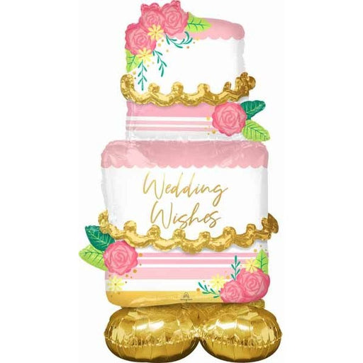 52-Inch Wedding Cake AirLoonz Foil Balloon
